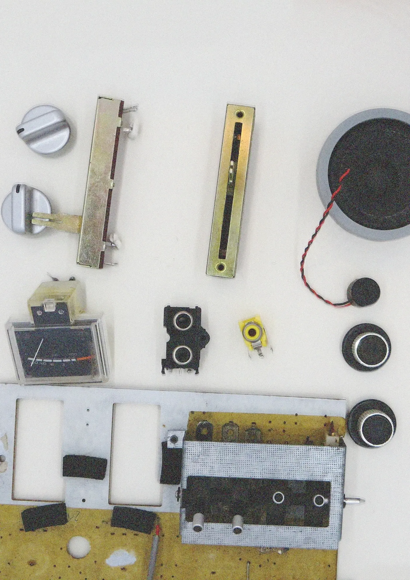 A variety of input and output components